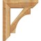 Ekena Millwork Westlake Slat Rough Sawn Bracket w/ Offset Brace, Western Red Cedar, 8"W x 28"D x 32"H BKT0806X28X32WTL06RWR - alternate 2